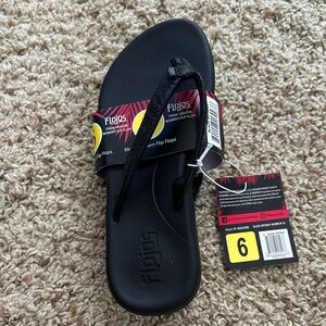 Flojos Black Women's Sandals